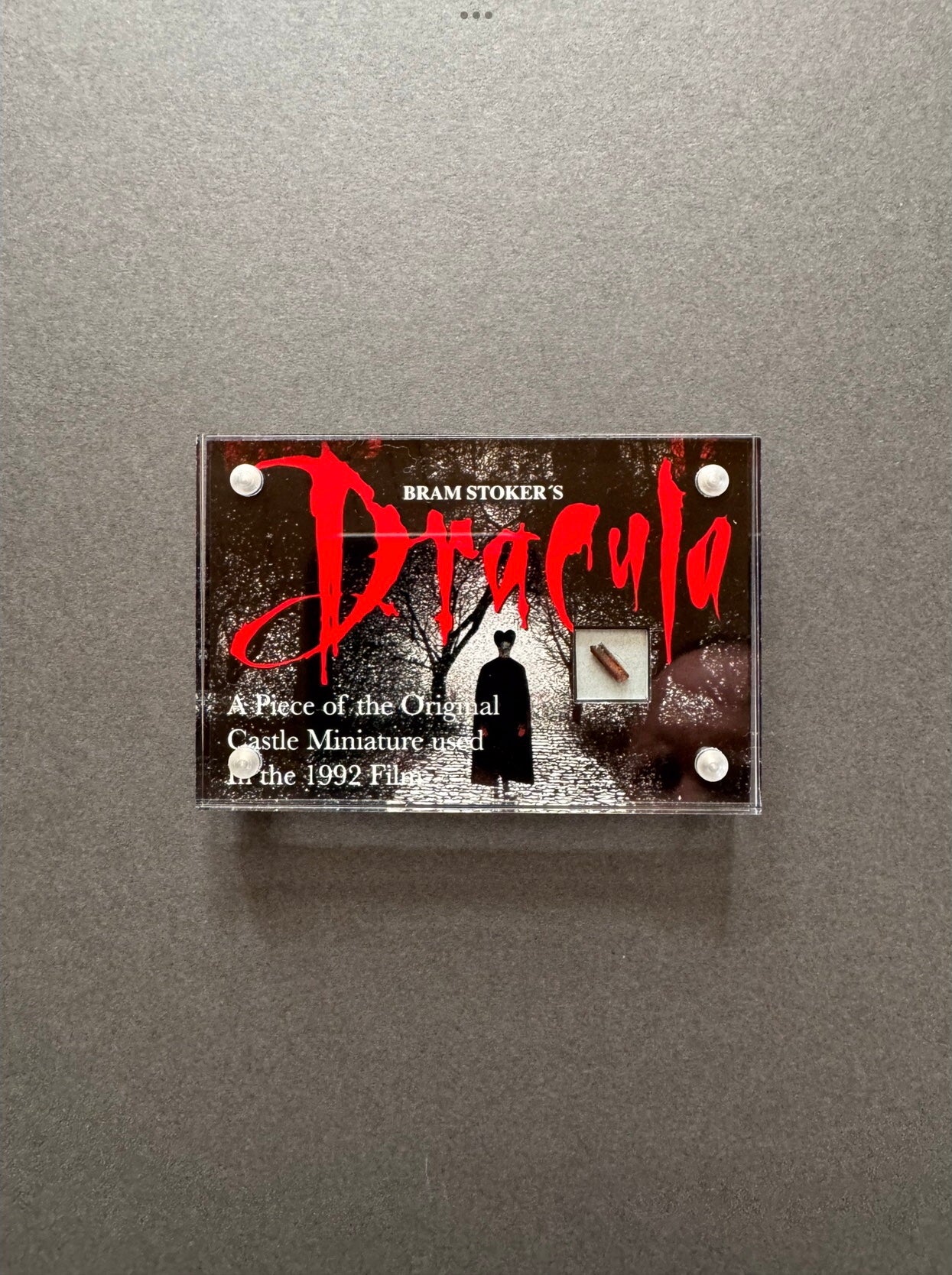 Bram Stoker’s Dracula (1992) - A Piece of Original Castle Miniature